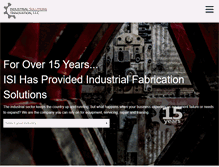 Tablet Screenshot of industrialsolutions-llc.com